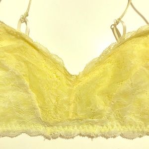 Yellow 💛 Lace Bralette